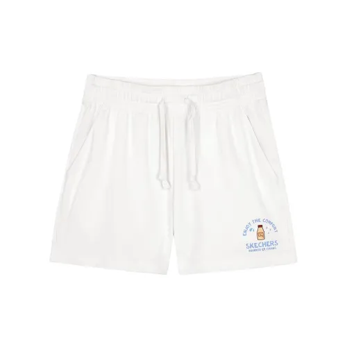 Skechers Hankou No. 2 Factory Joint Series Casual Shorts Women's Bright White