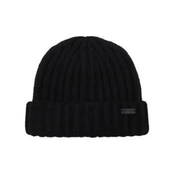 SAINT LAURENT Logo Patch Beanie