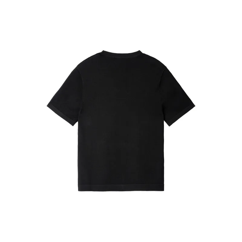 CAISEDI T Shirts Men Black-1