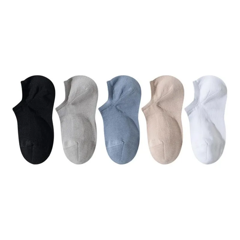 AUGUST No Show Socks Men's 5 Pack-1