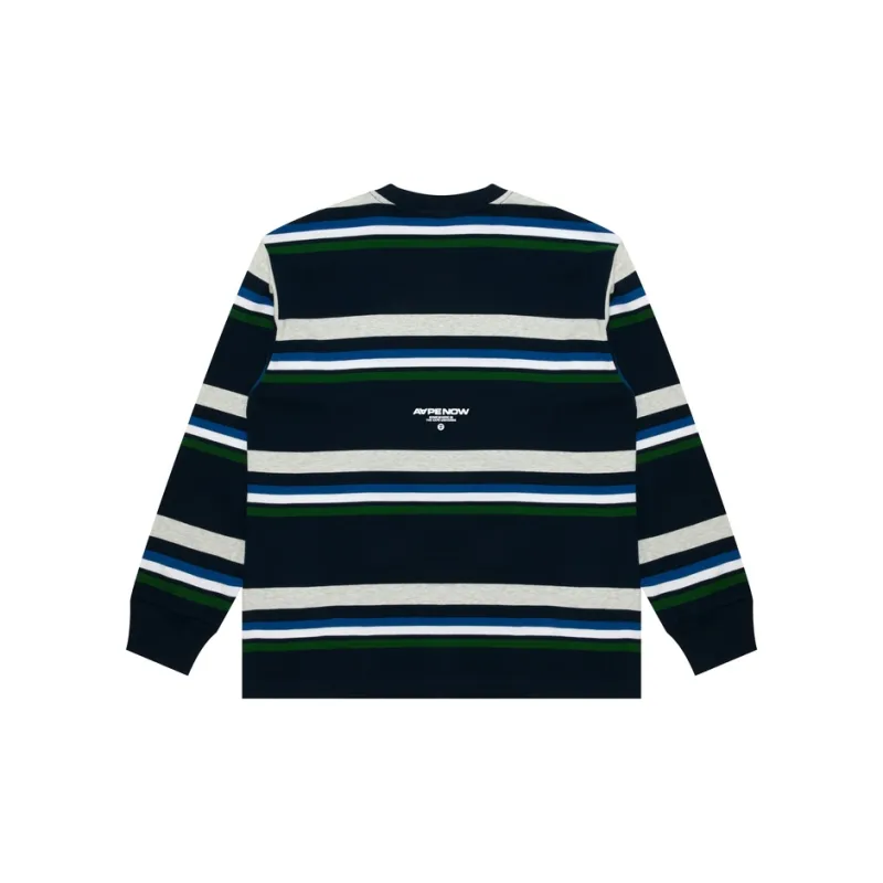 Aape Horizontal stripes Long sleeves T shirt-3