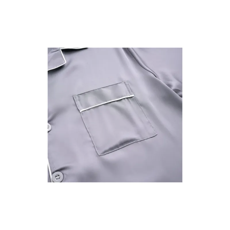 Ordifen Pajama Set Men's Bright Gray-1