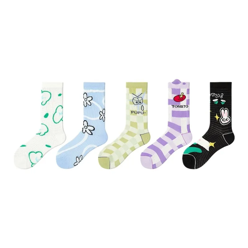 Youle Box Mid-Calf Socks Unisex-41
