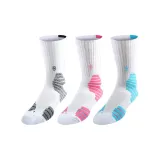 White/Black *1+White/Pink *1+White/Blue *1 [Three-Pack] [High-Cut]