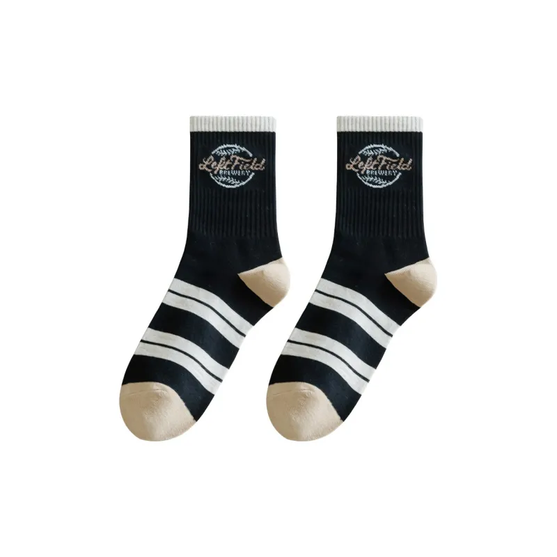 Lan Miao Mid Calf Socks Men 5 Pack-2
