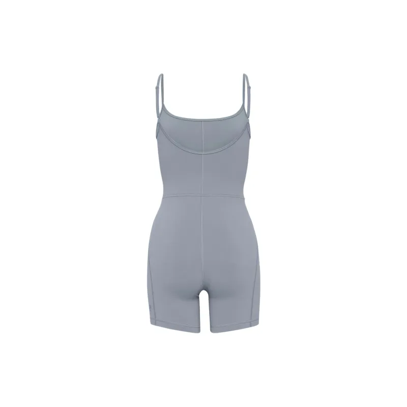 ARITZIA Golden LIFE Divinity 5' Romper Bodysuits Women's Umbra Blue/Dark Shadow Blue-1