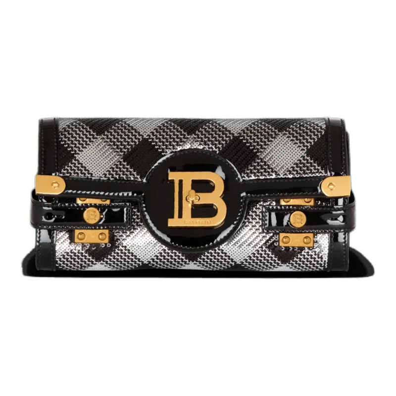 BALMAIN B-Buzz 23 Logo Plaque Pouch-0