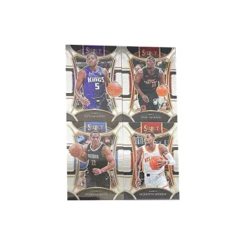 PANINI 2023 24 SELECT Fox+Adebayo+Murray+Bain BASE Star Card, Card Quality Passes Sports Cards 4 Pcs