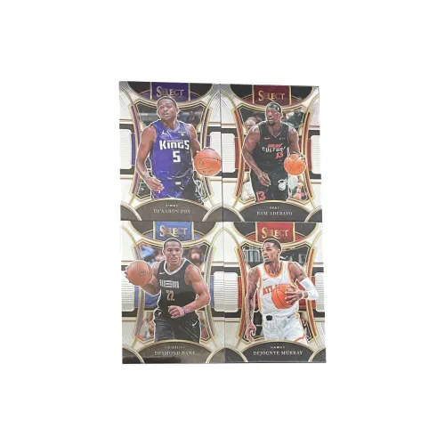 PANINI 2023 24 SELECT Fox+Adebayo+Murray+Bain BASE Star Card, Card Quality Passes Sports Cards 4 Pcs