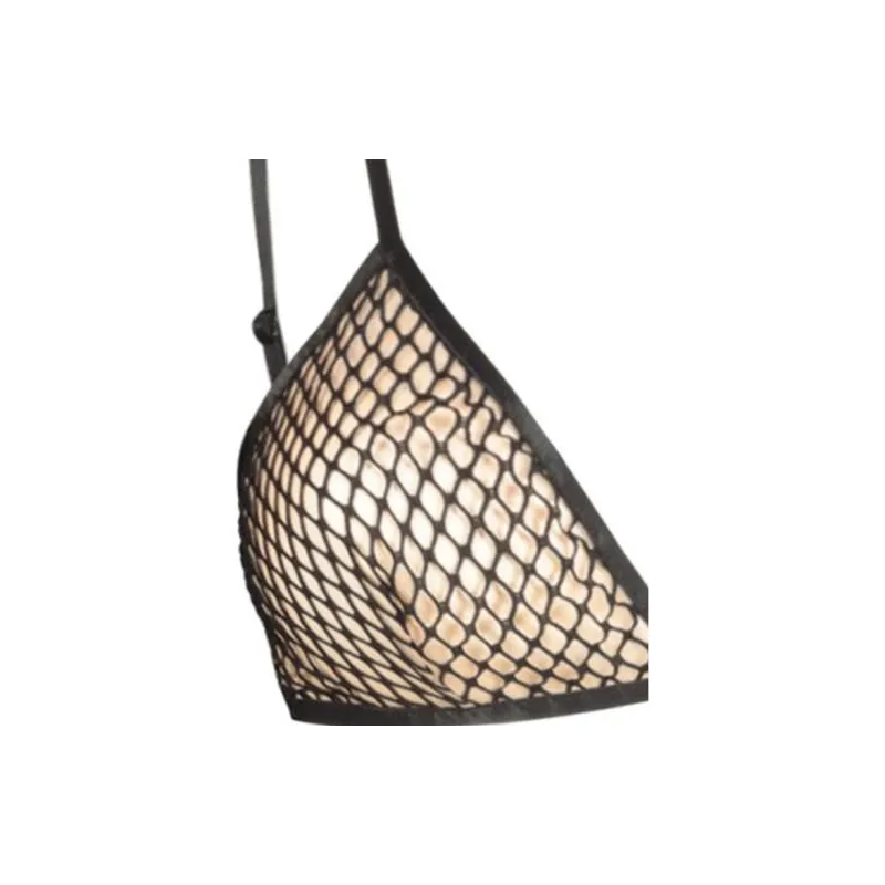 Balenciaga Duo-Tone Mesh Bra-5