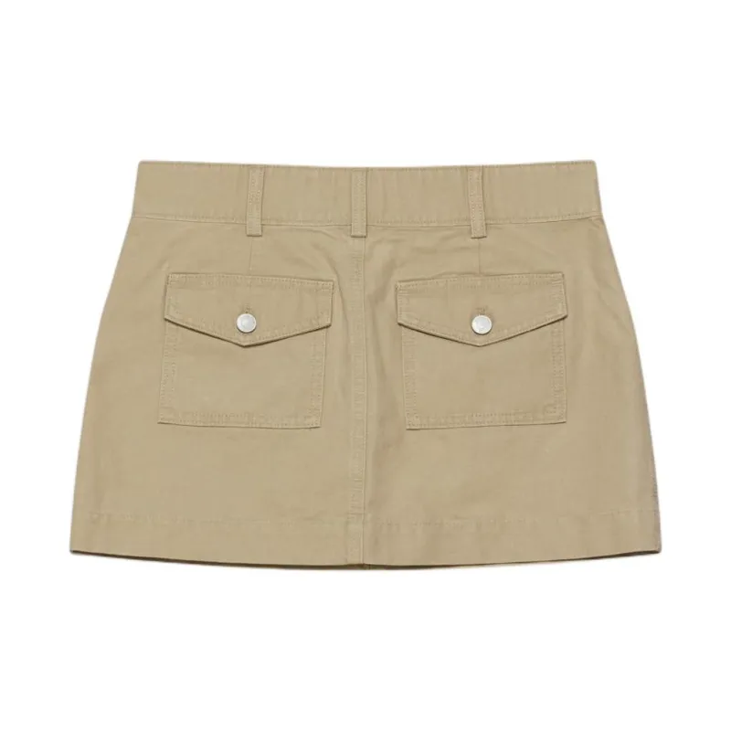ARITZIA FW24 Sunday Best Kaya Skirt Cargo Short Skirts Women's Tan Khaki/Tawny-1