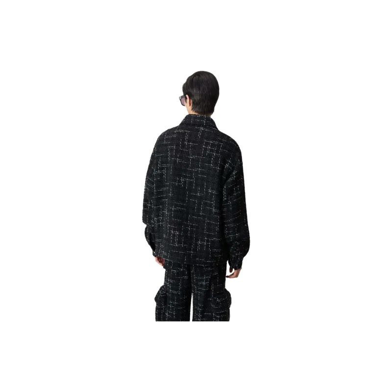AMIRI Fleck Tweed Padded Overshirt-2