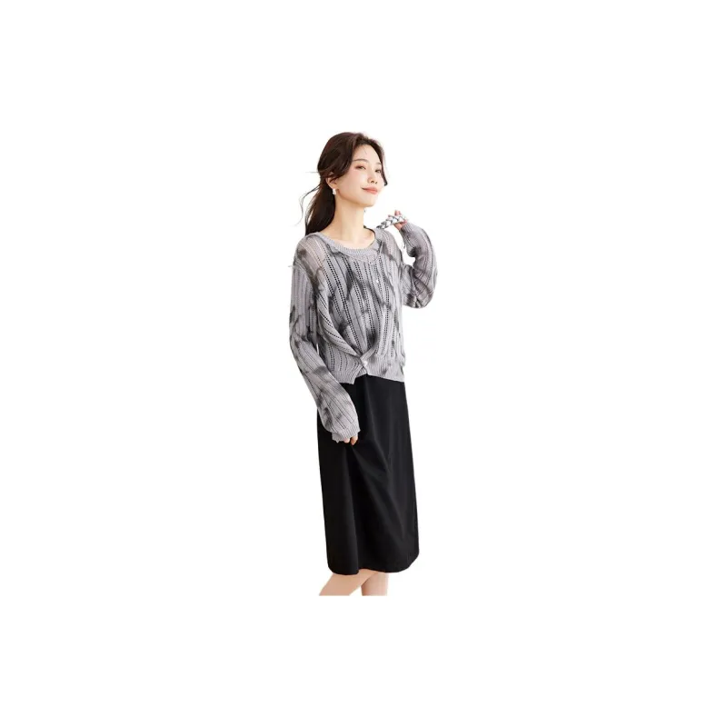 TERRE BLEUE Two Piece Skirt Sets Women's-4