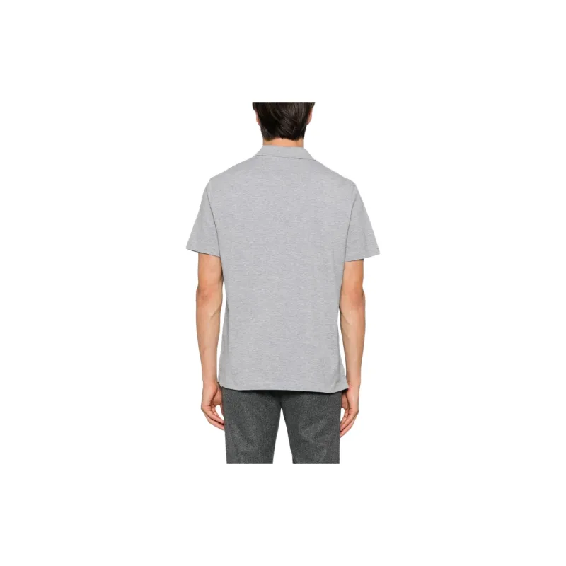 A.P.C Logo Embroidered Short Sleeved Polo Shirt-3
