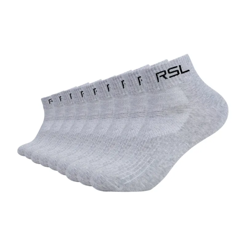 RSL Mid Calf Socks Unisex White/Black-29