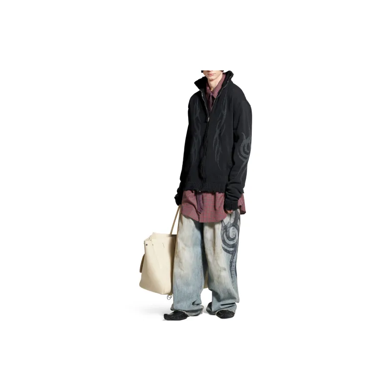 Balenciaga Y2K Zip Up Cardigan-2