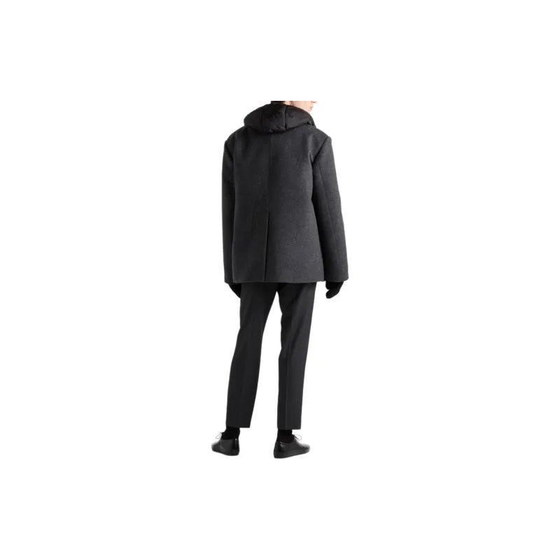 PRADA FW24 Suit Trouser Men's Coal Gray-2