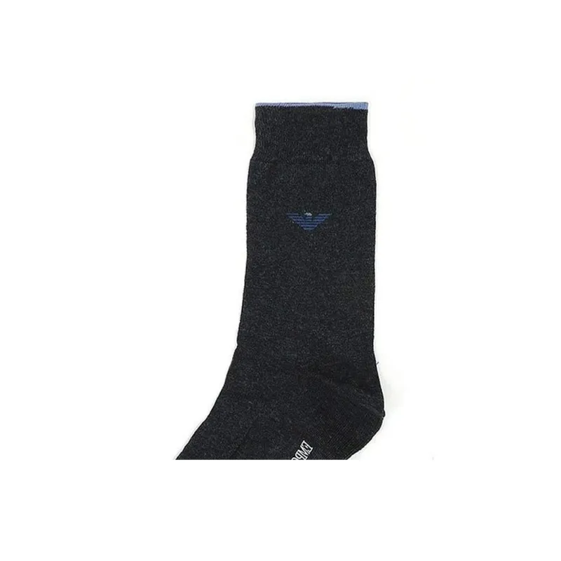 EMPORIO ARMANI Knee High Socks Women's 1 Pack Blue-1