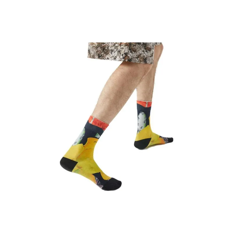 ALMOND ROCKS Unisex Mid Calf Socks-3