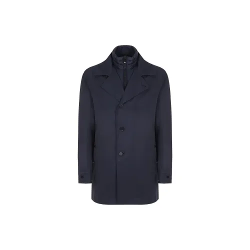 HUGO BOSS Coats Men Marine Blue