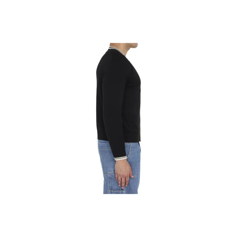 CELINE Triomphe Cardigan In Wool-4