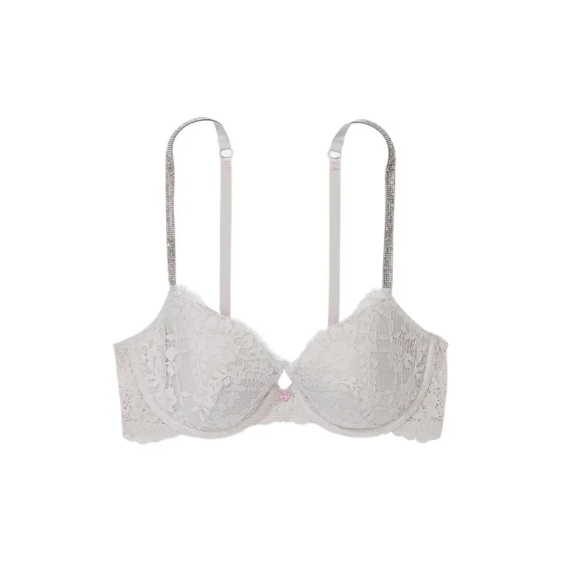 Victoria's Secret 24 Big Show Collection DREAM ANGELS Bra Women's Light Gray-0