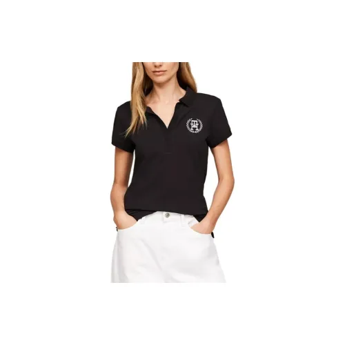 Tommy Hilfiger Polo Shirts Women's Black