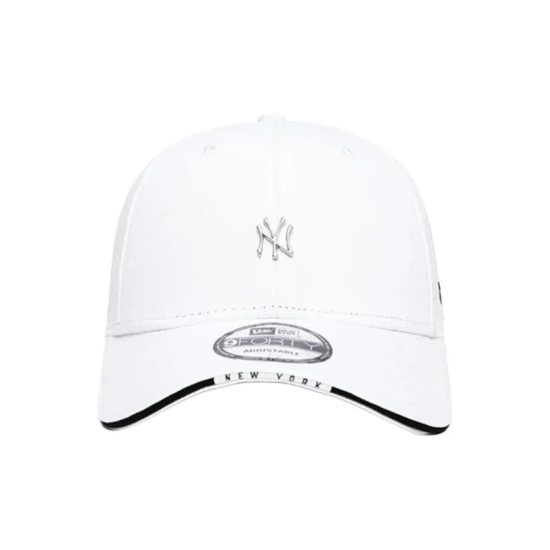 New Era Cotton Baseball Caps Unisex White-1