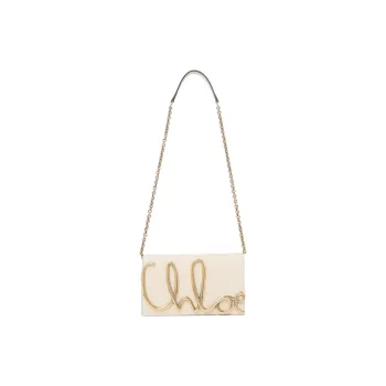 Chloé Iconic Crossbody Bag In Soft Leather Women's Sweet Beige