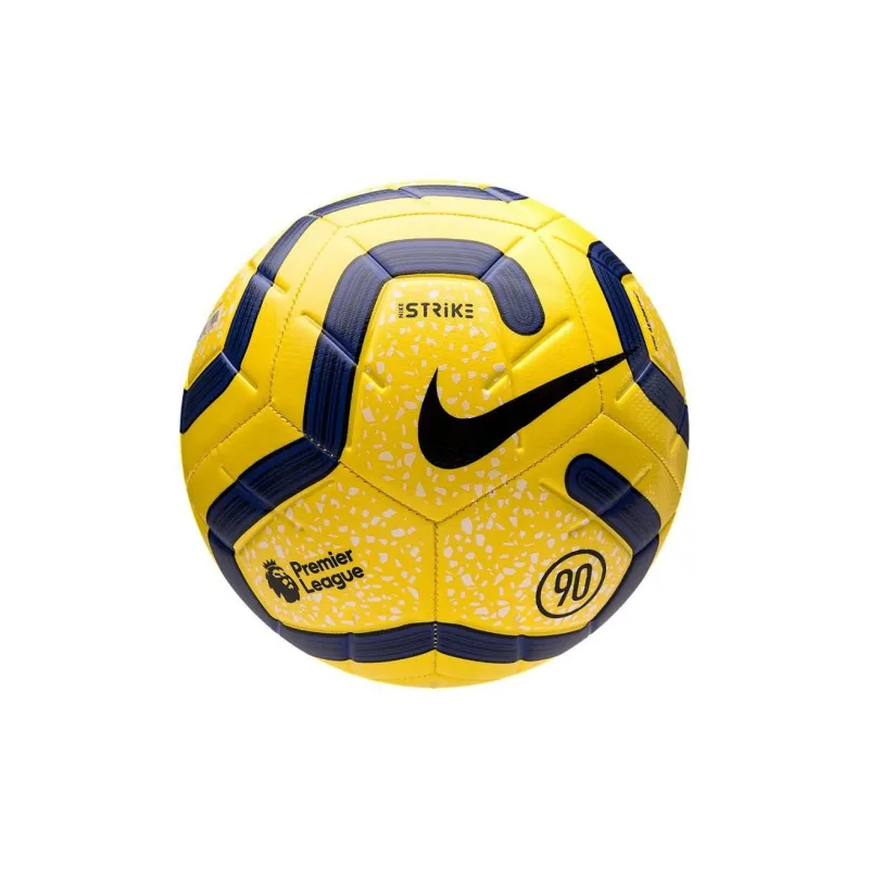 Nike Size 5 Soccer PU Machine Stitched Soccer Ball Unisex Yellow, Premier League-0