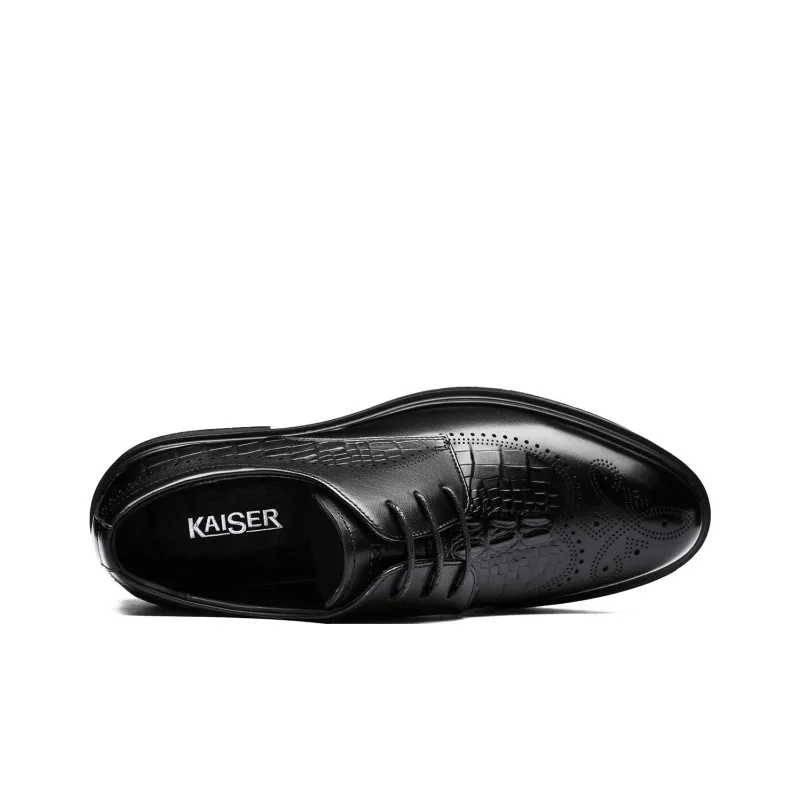 KAISER Dress Shoes Men Low Top Black-2