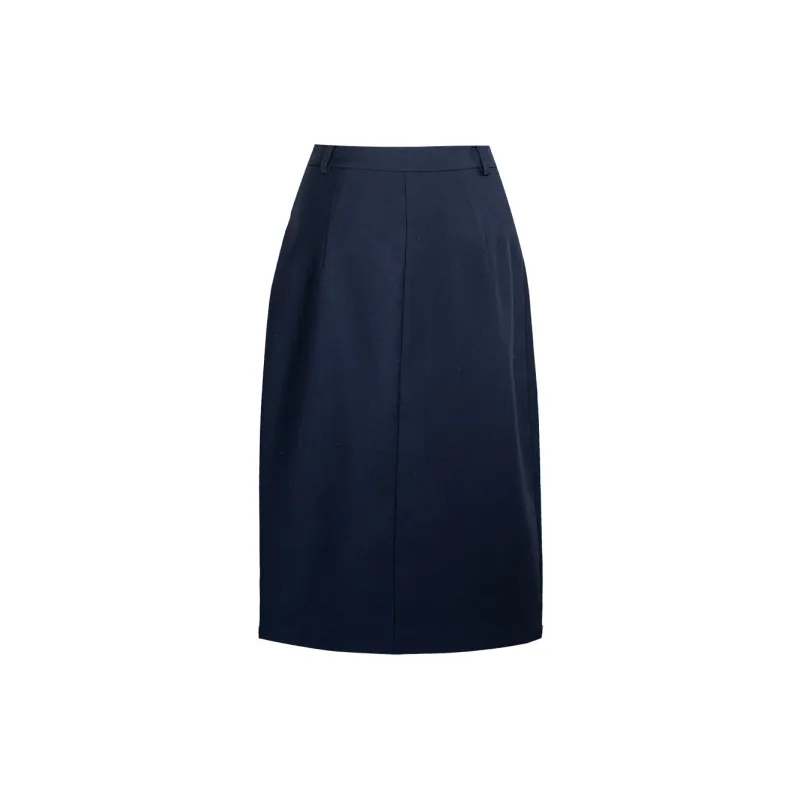 ROEYSHOUSE Casual Long Skirts Women's Dark Blue-1