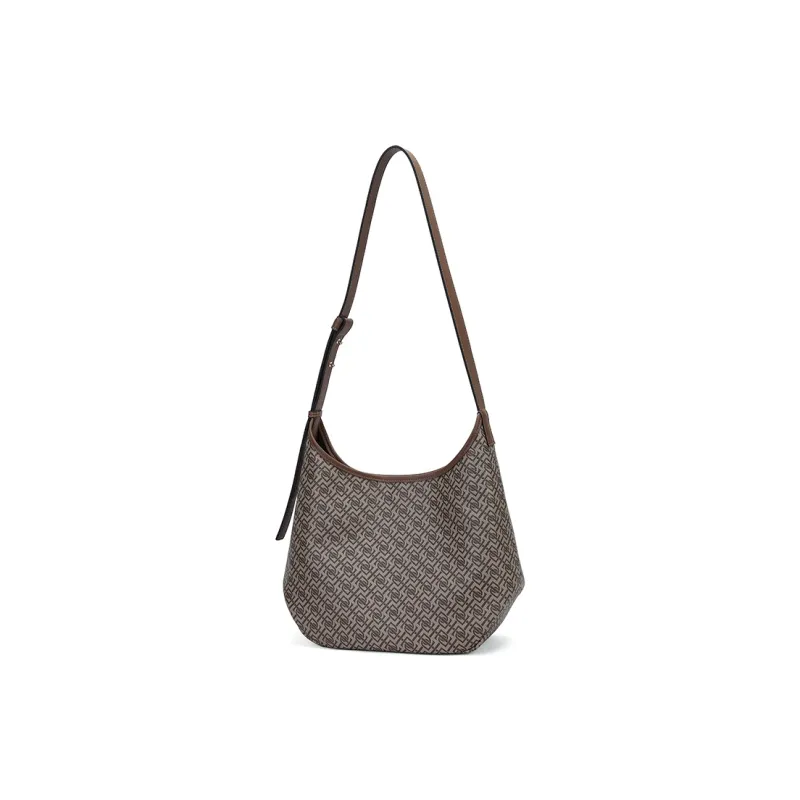 PIERRE CARDIN PVC Shoulder Bag Regular Women's Khaki-2