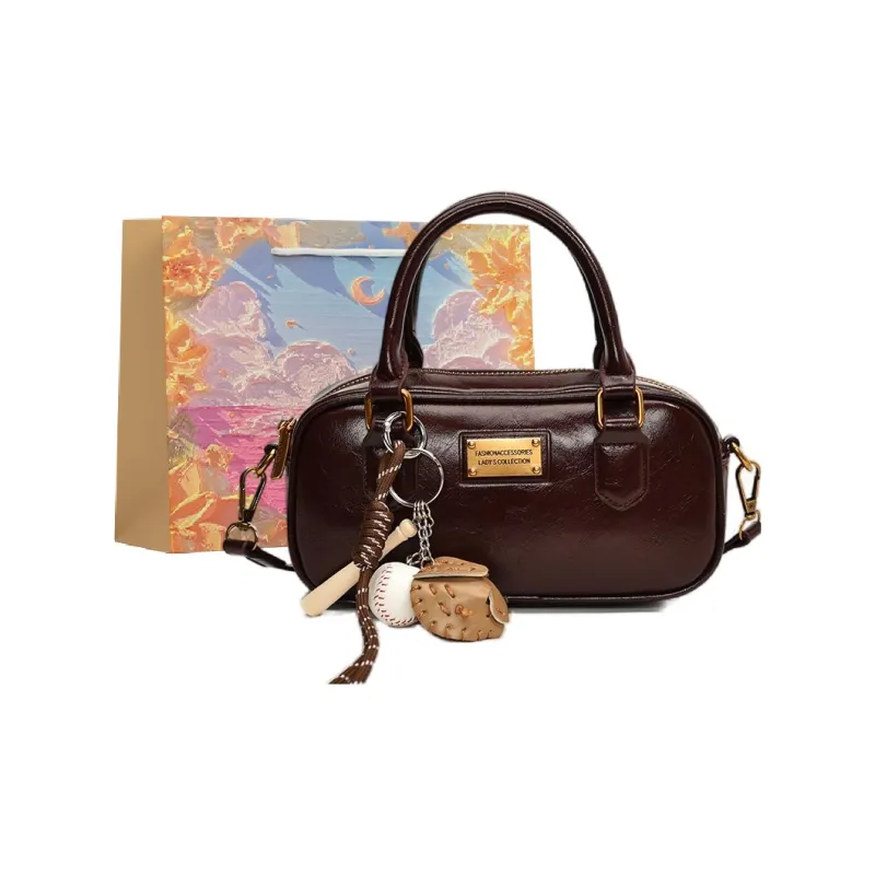 BRINCH Pu One Shoulder Handbags Women's Black/Brown/Coffee/Burgundy-15
