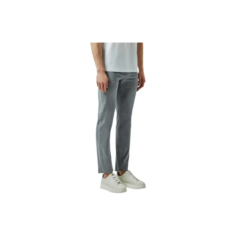 DIKENI Jeans Men Light Gray-3