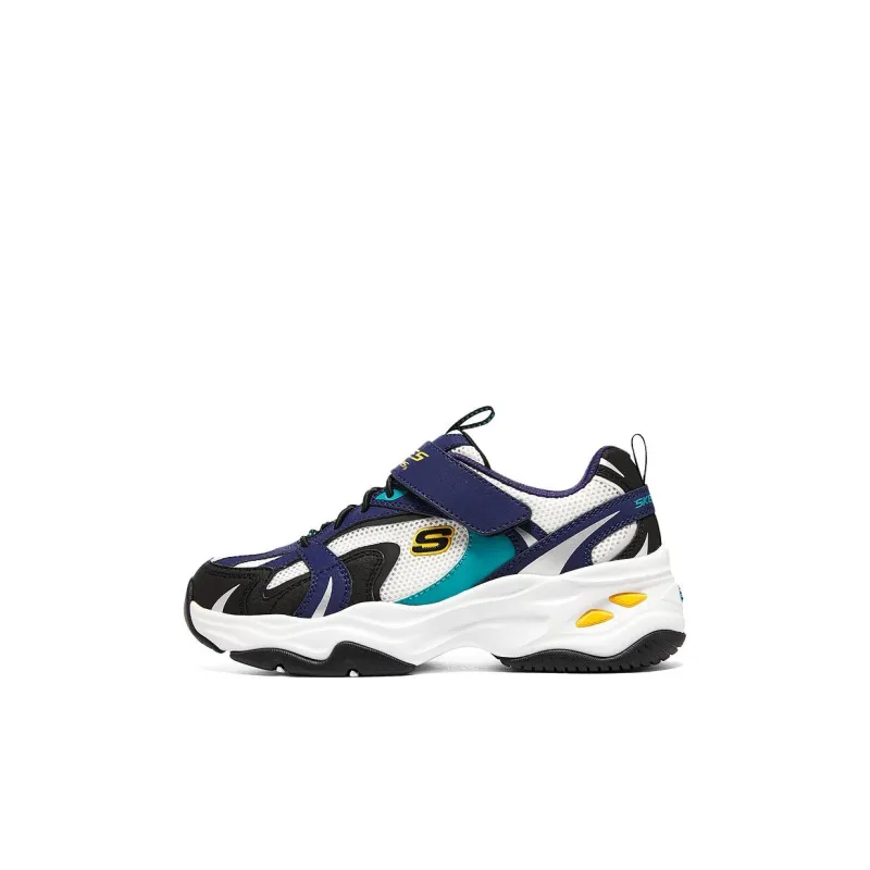 Skechers Slip Resistant Anti Kick Kids Lifestyle Shoes Blue White Black Kids'-0