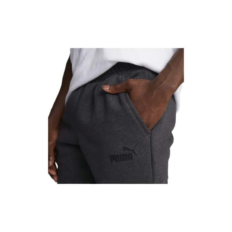 PUMA Essentials Logo Men's Joggers Knitted Sports Pants Men's Gray-2