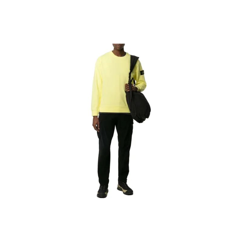 STONE ISLAND Sweatshirt Men's Yellow-3