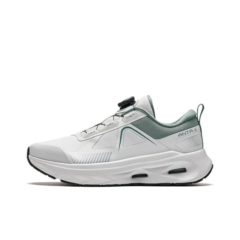 Anta Wear resistant And Lightweight Low Top Training Shoes Men's Gray Green-0