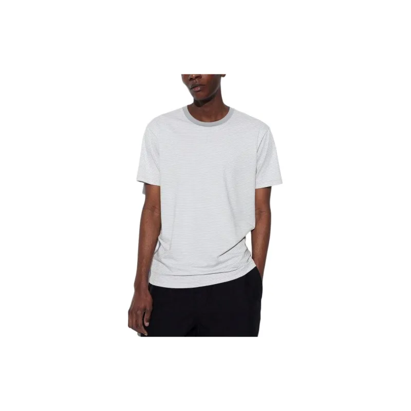 UNIQLO T Shirts Unisex Gray-2