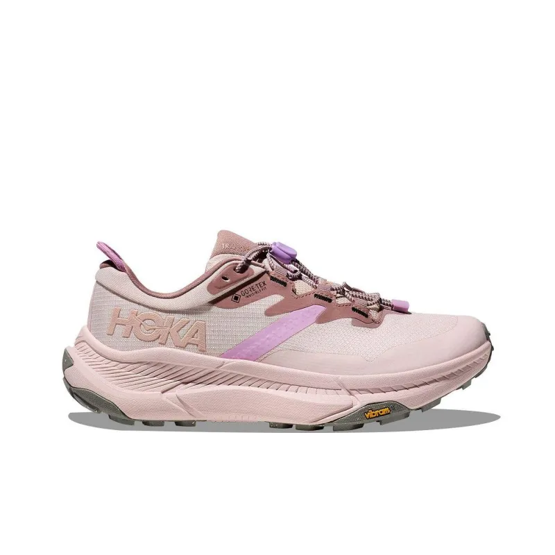 HOKA ONE ONE Transport Collection Anti Slip Wear Resistant Low Top Running Shoes Women's Pearl Pink-1