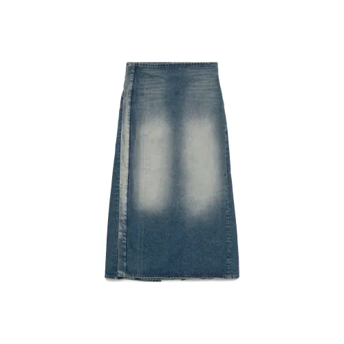Y/Project Denim Midi Skirt