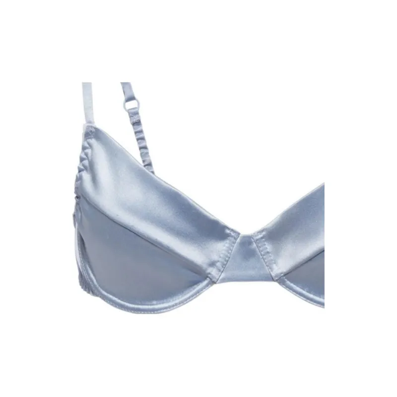 MIU MIU Satin Balconette Bra-5