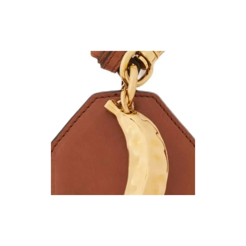 Chloe Natural Shiny Buffalo Leather Coin Purse Women's Earth Brown-3