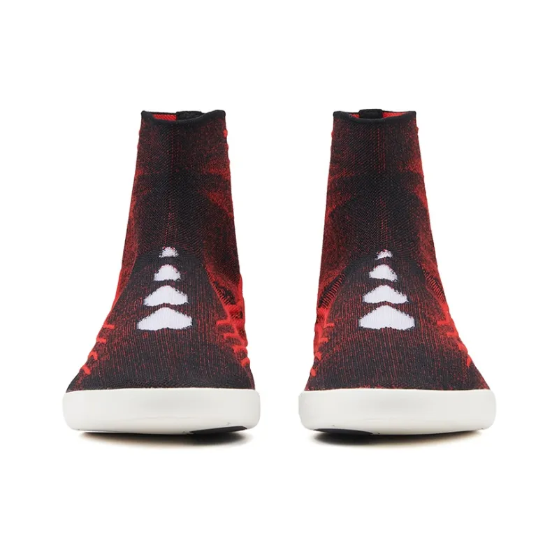EQLZ EQUALIZER Cushioning Anti Slip And Wear Resistant High Top Casual Shoes Unisex Lava Black-3