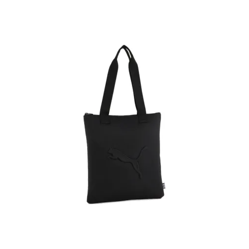 PUMA Polyester Tote Bag Shopping Bag Handbag Shoulder Bag Regular Unisex Black