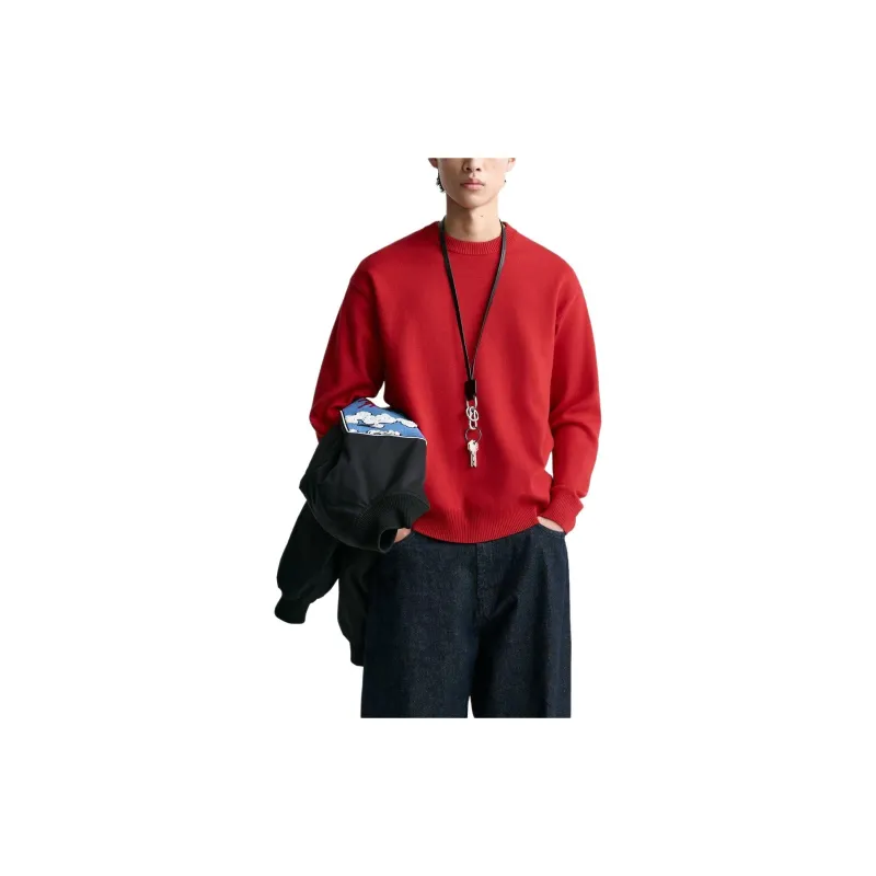 ZARA New Year Knitwear Men's Red-2