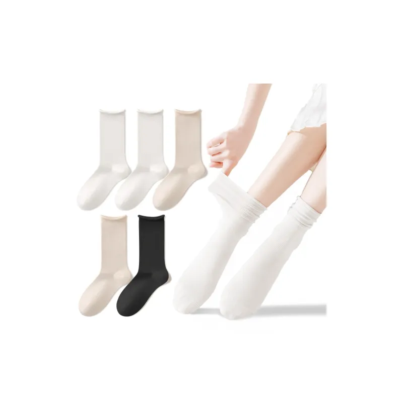 B&C.Room Mid Calf Socks Fall Winter Women's 5 Pack-12