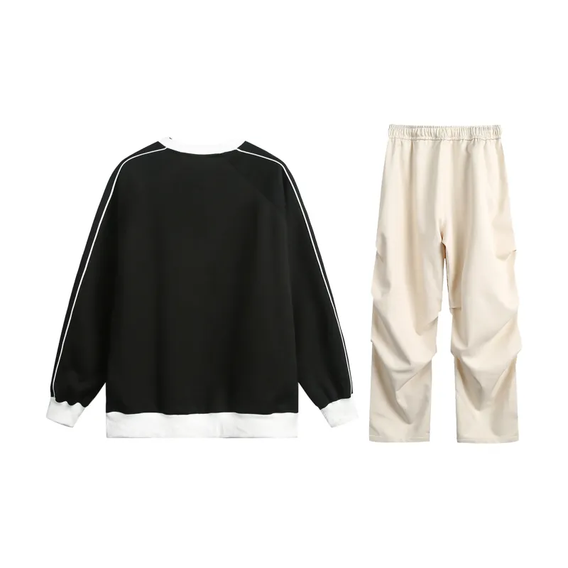 MEIPIN TANG Sweatshirt Set Unisex-19