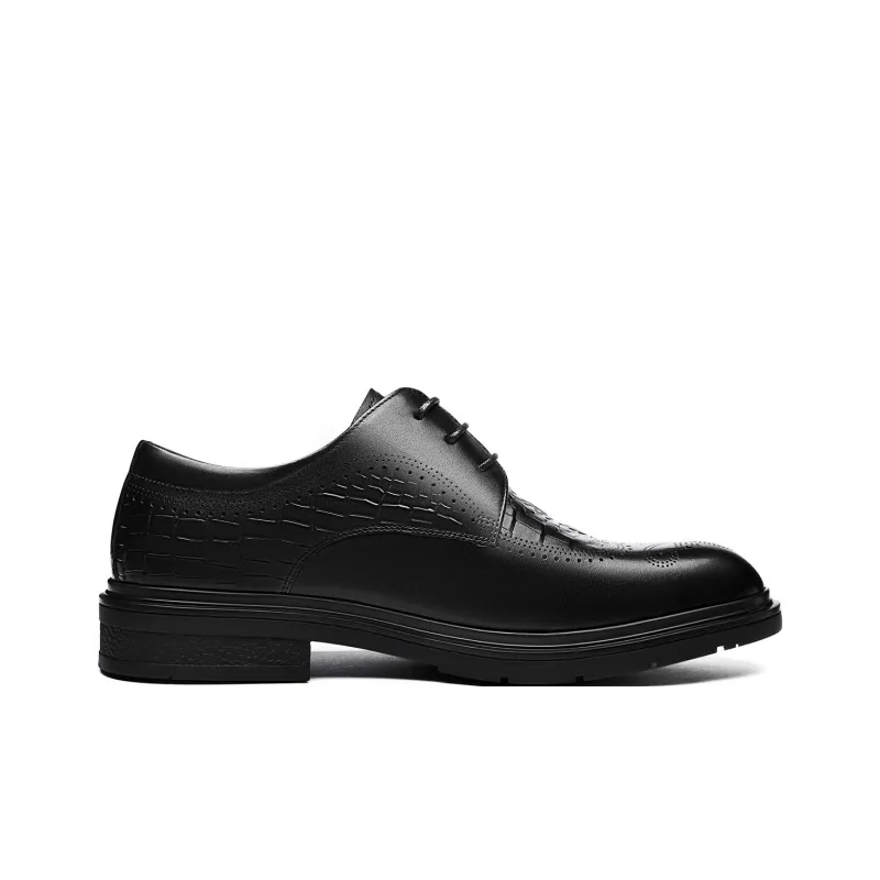 KAISER Dress Shoes Men Low Top Black-1